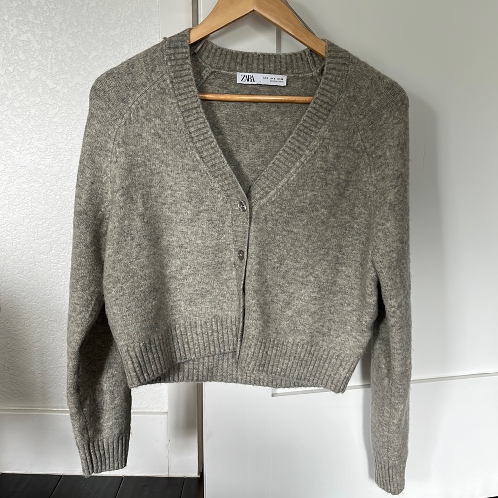 Zara Gray Cardigan